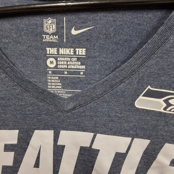 Nike Blue  Seattle  Seahawk Athletic Shirt BRAND NEW W/ TAGS - Picture 5 of 13